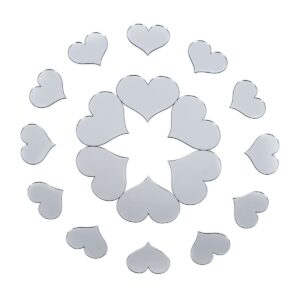 Зеркальный декор акриловый самоклеющийся серебро, 18шт (D) SW-00002524