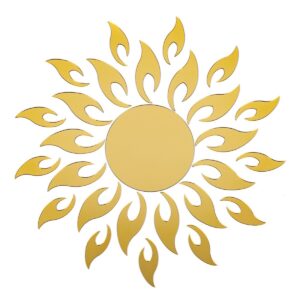 Зеркальный декор акриловый самоклеющийся золото, 27шт (D) SW-00002503