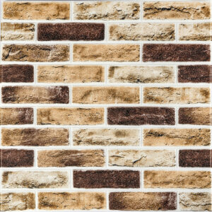 Самоклеющаяся 3D панель под кирпич клинкер песочный 700x700x4мм (415) SW-00000770