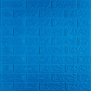 3D панель самоклеющаяся кирпич Синий 700х770х5мм (003-5) SW-00000154