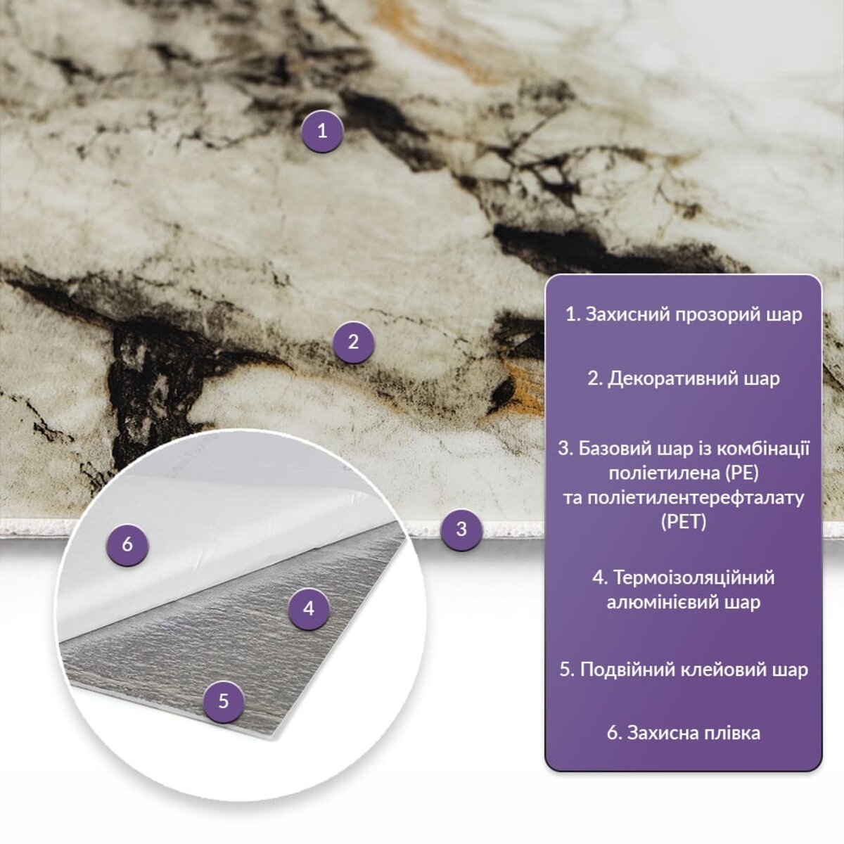 Самоклеящаяся стеновая PET плитка 600*300*2mm (D) SW-00002303 — изображение 2