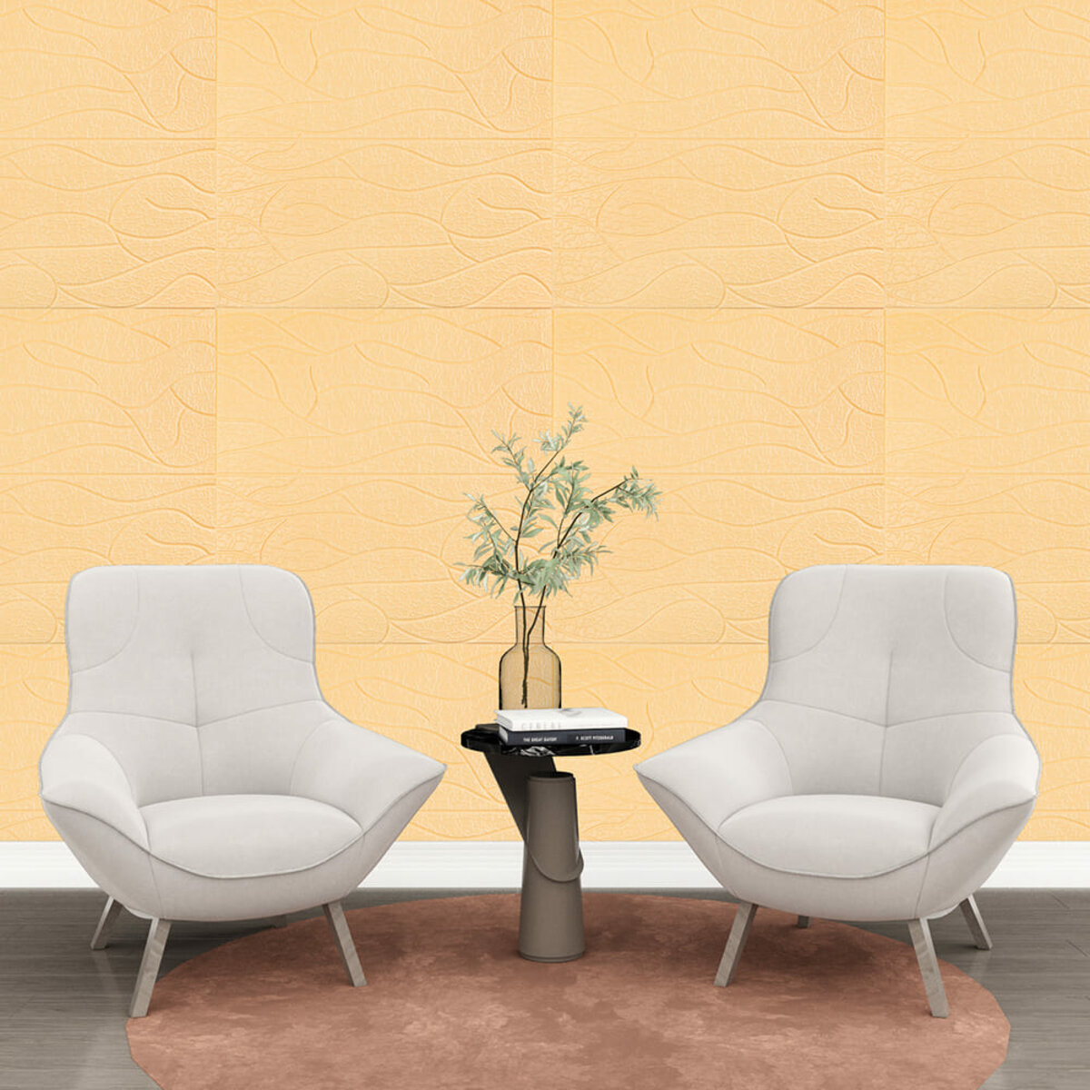 Панель 3D Beige 700*700*6mm (D) SW-00001949 — изображение 5