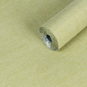 Льняные тёплые обои на самоклейке Оливкового оттенка 2800*650*2mm (D) SW-00001499