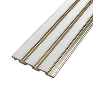 Рейка декоративная PS под белую кожу с золотом 2900х120х12мм SW-00002130