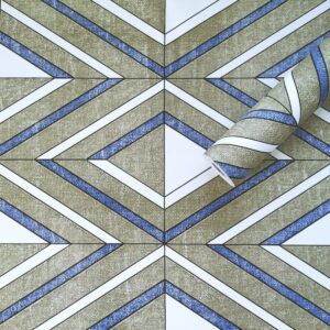 Самоклеющаяся пленка васильковые ромбы 0,45х10м SW-00001256