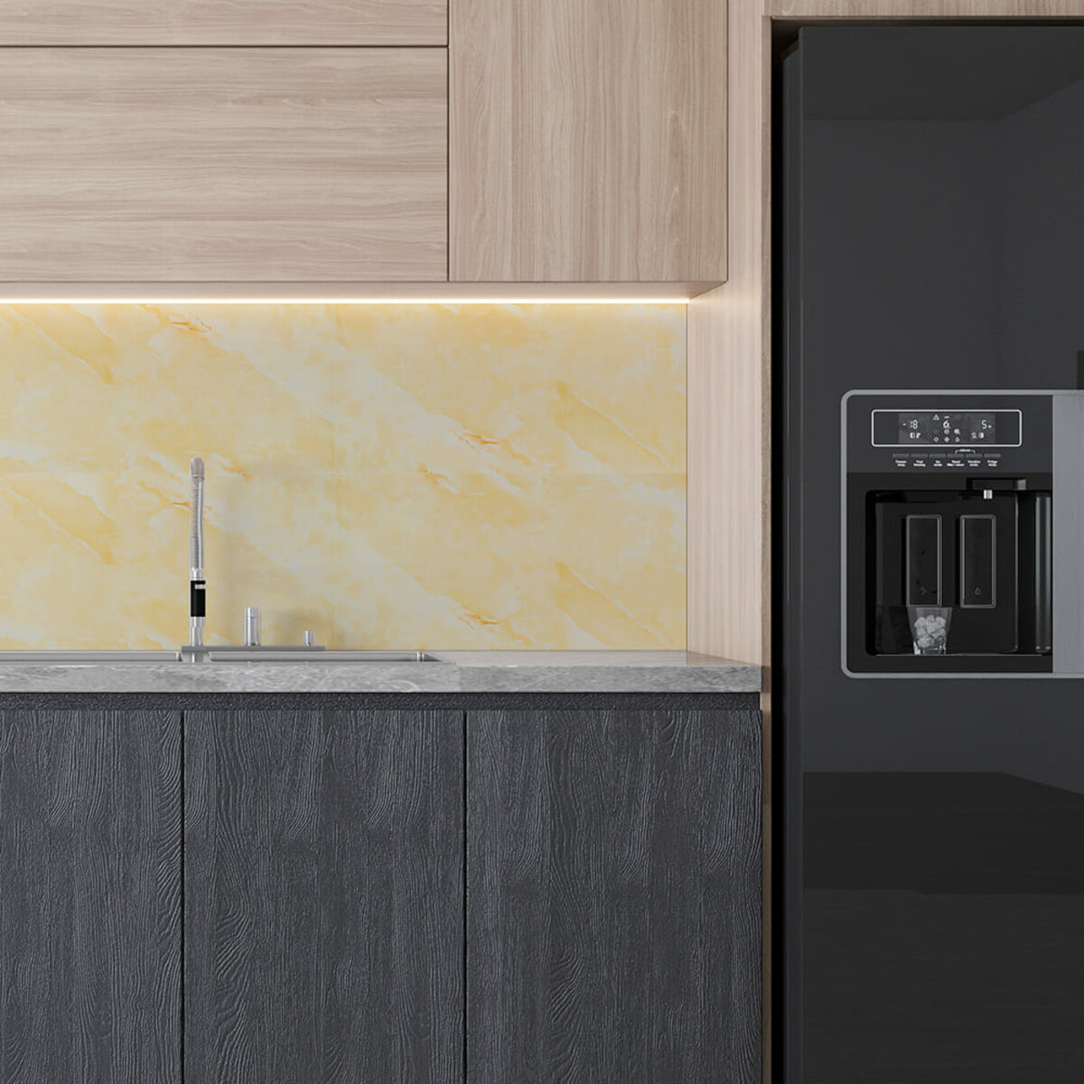 Самоклеящаяся стеновая PET плитка 600*300*2mm (D) SW-00002348 — изображение 5
