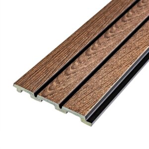 Рейка декоративная PS орех 2900х120х12мм SW-00001739