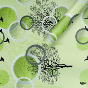 Самоклеющаяся пленка зеленое дерево 0,45х10м SW-00001259