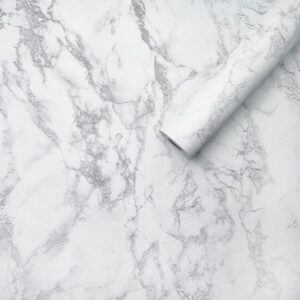 Самоклеющаяся пленка белый мрамор 0,45х10м SW-00001207