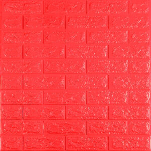 3D панель самоклеющаяся кирпич Красный 700x770x7мм (008-7) SW-00000054