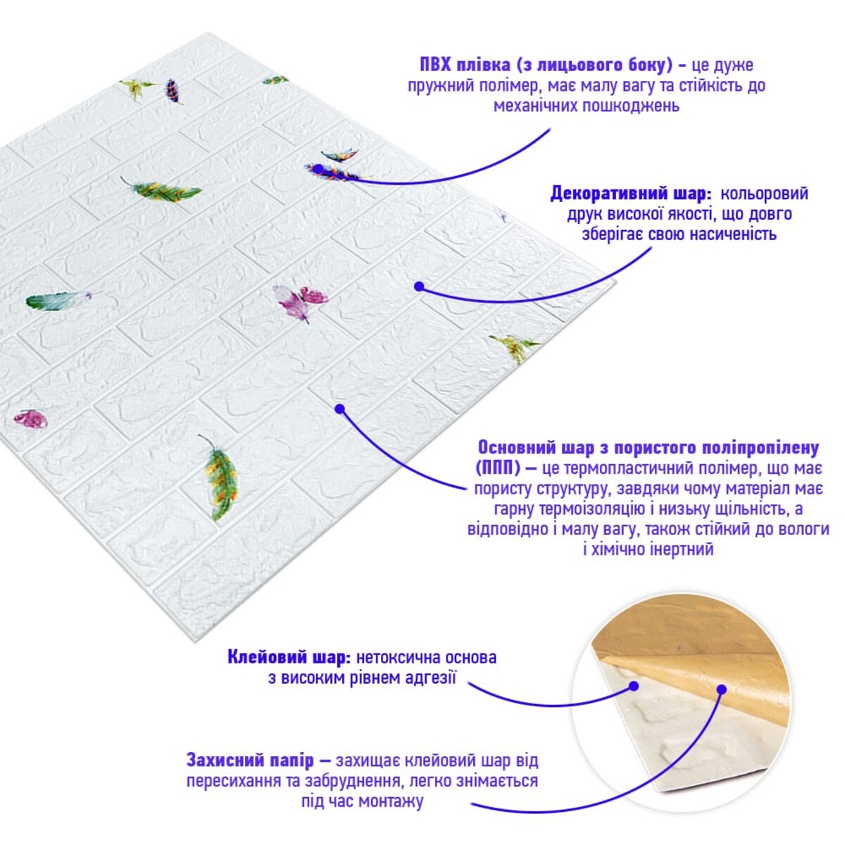 Панель 3D 700*770*3mm (D) SW-00001969 — изображение 2