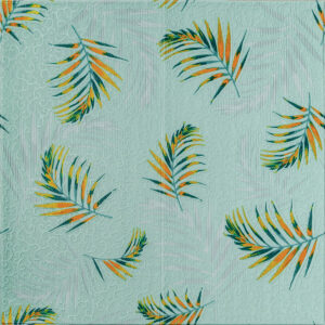 Панель стеновая 3D 680х670х4мм папоротник на светло-зеленом фоне (D) SW-00001984