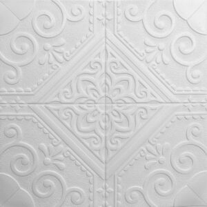 Самоклеющаяся декоративная потолочно-стеновая 3D панель 700x700x7,5мм (170) SW-00000250