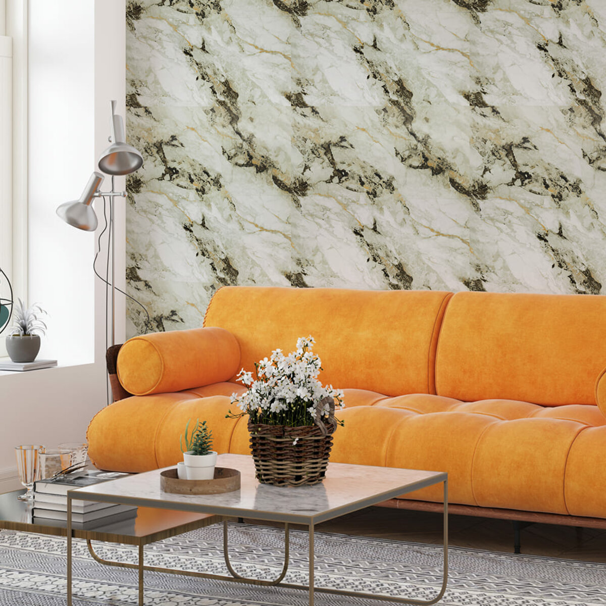 Самоклеящаяся стеновая PET плитка 600*300*2mm (D) SW-00002303 — изображение 5