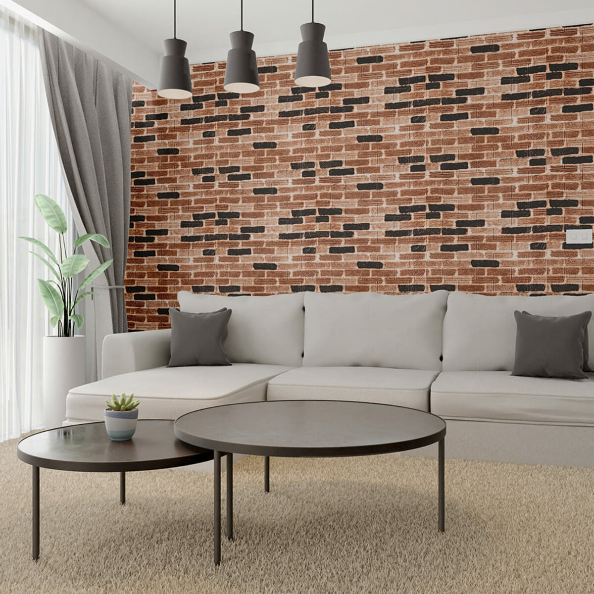 Панель стеновая 3D classical brick (346-2) 700х770х2мм (D) SW-00001915 — изображение 5