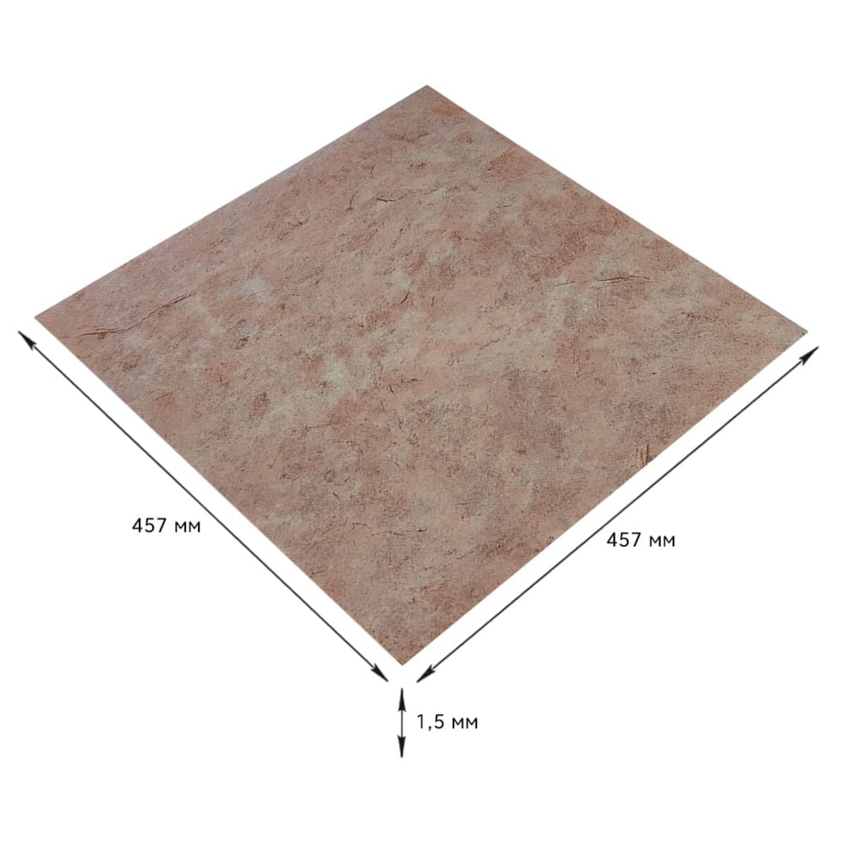 Самоклеящаяся LVT плитка 457*457*1.5mm (D) SW-00002457 — изображение 4