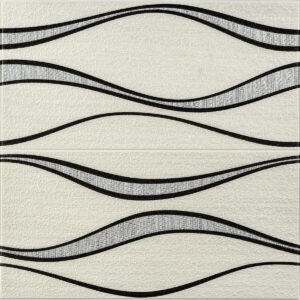 Самоклеющаяся 3D панель белые волны 700x700x5мм (195) SW-00000767