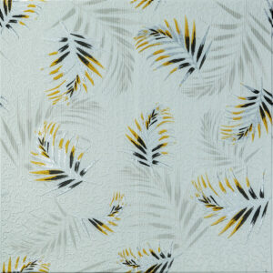 Панель стеновая 3D 680х670х4мм папоротник на сером фоне (D) SW-00001982