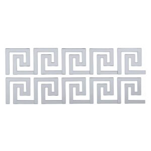 Зеркальный декор акриловый самоклеющийся серебро,10шт(D) SW-00002506