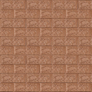 3D панель самоклеющаяся кирпич Коричневый 700x770x5мм (020-5) SW-00000237