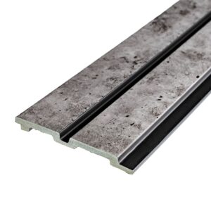 Рейка декоративная PS бетон с золотыми вкраплениями 2900х120х12мм SW-00001752