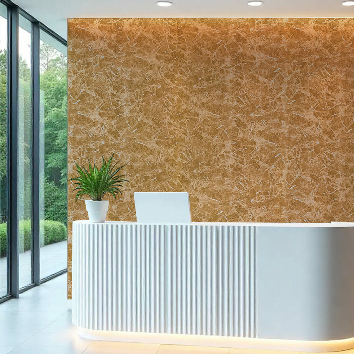 Декоративная ПВХ плита кремовый мрамор 1,22х2,44мх3мм SW-00001398 — изображение 7