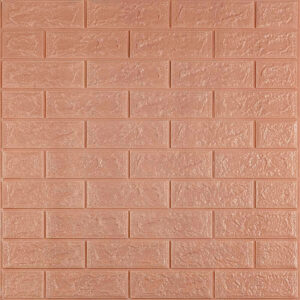 3D панель самоклеющаяся кирпич пудра 700х770х5мм SW-00001801