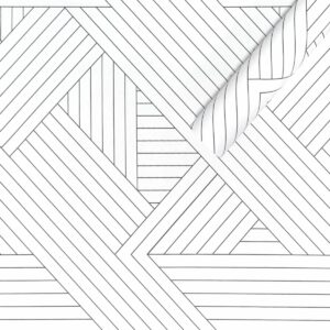 Самоклеющаяся пленка белая с орнаментом 0,45х10м SW-00001223