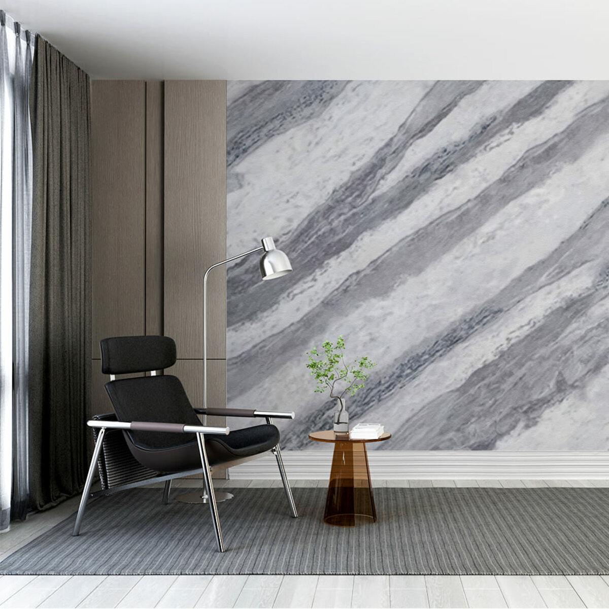 Плинтус РР самоклеющийся белый 2300*140*4мм (D) SW-00001808 — изображение 6