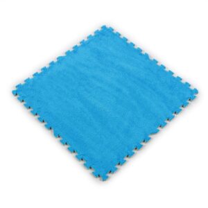 Пол-пазл плюшевый ГОЛУБОЙ 60*60*1cm (D) SW-00002091