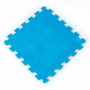 Пол-пазл плюшевый ГОЛУБОЙ 30*30*1cm (D) SW-00002090