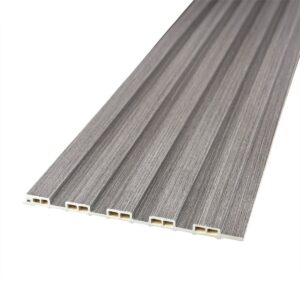 Рейка декоративная WPC стеновая серая 3000х150х9мм SW-00001870