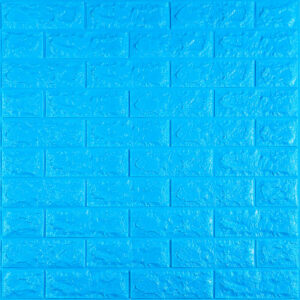 3D панель самоклеющаяся кирпич Синий 700x770x7мм (003-7) SW-00000060