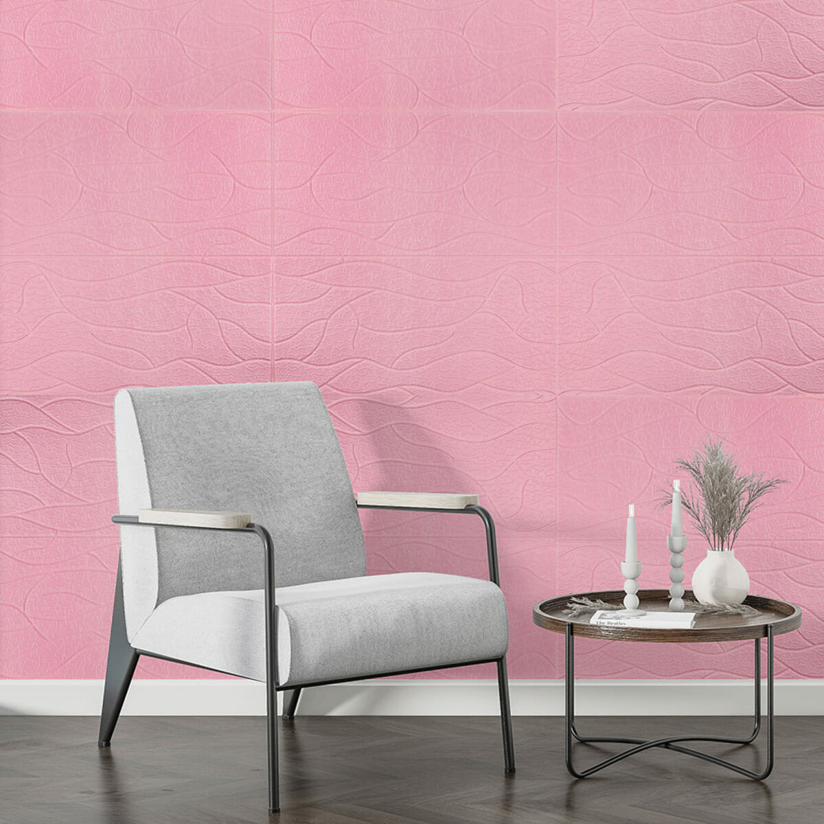 Панель 3D Pink 700*700*6mm (D) SW-00001950 — изображение 5